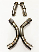 Load image into Gallery viewer, Competition Series Catless Downpipes 2019-23 X5M/X6M S63M Engine