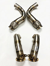 Load image into Gallery viewer, Competition Series Catless Downpipes 2018-23 M5/M8 S63M Engine