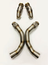 Load image into Gallery viewer, Sports Series High Flow Catted Downpipe for 2018-23 M5/M8 S63M Engine