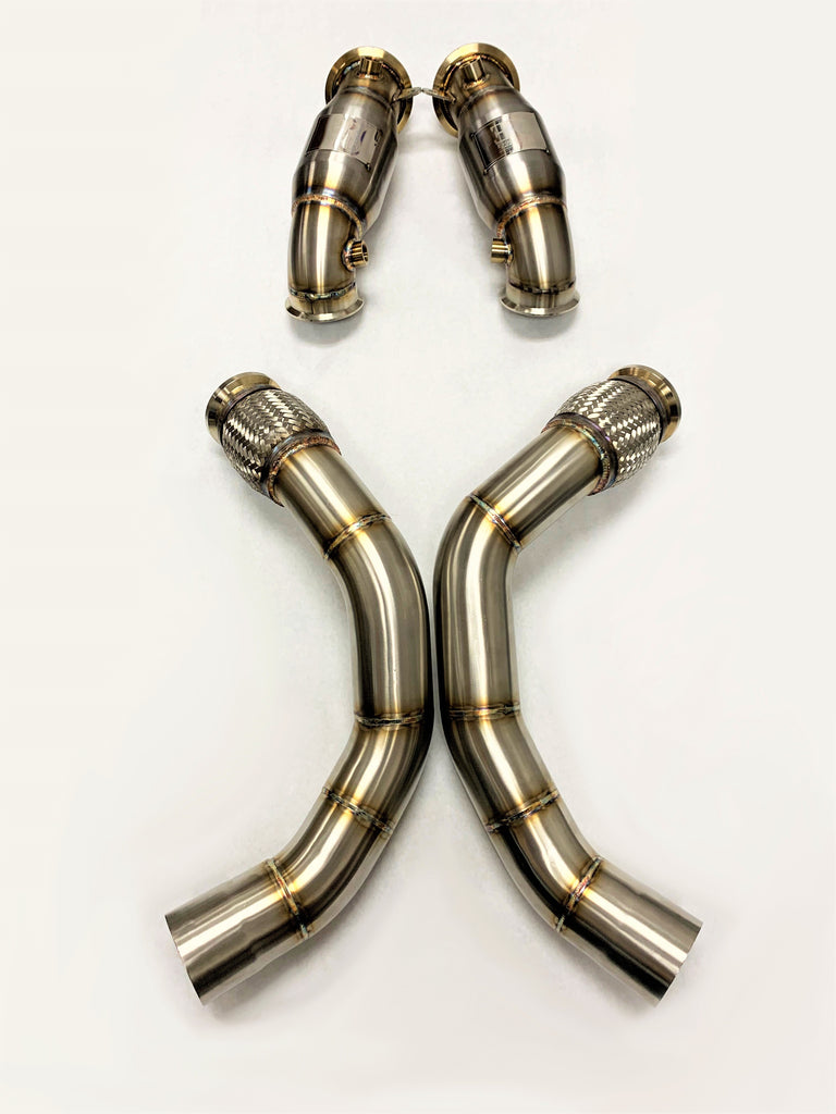 Sports Series High Flow Catted Downpipe for 2019-23 X5M/X6M S63M Engine