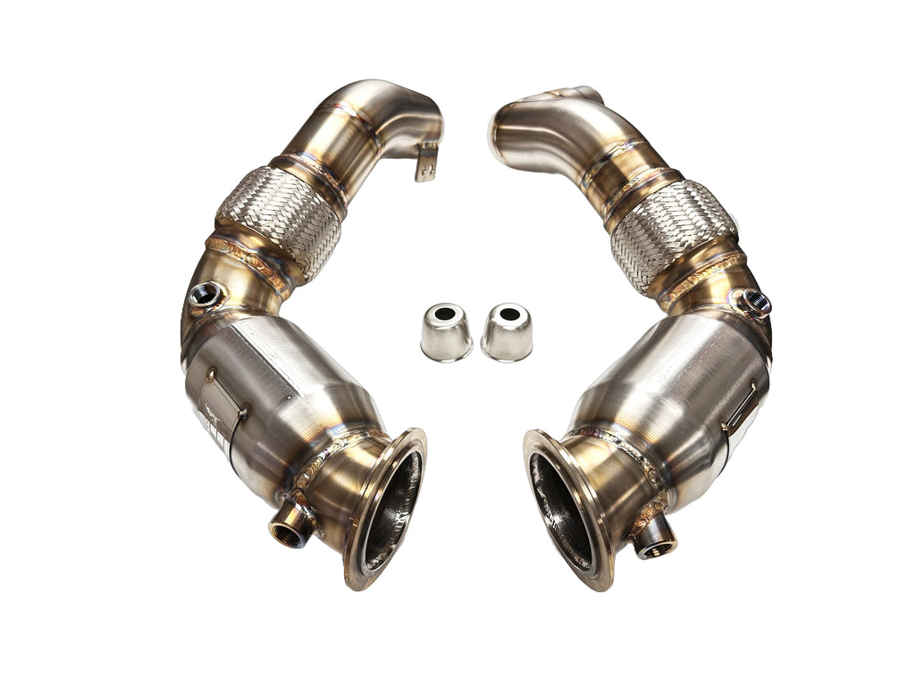 Sport Series High Flow Catted Downpipes for 2016-18 M550i/750i N63 Engine
