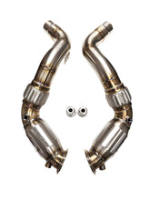 Load image into Gallery viewer, Sport Series High Flow Catted Downpipes for 2011-17 550i/650i/750i/X5 50i/X6 50i N63 Engine