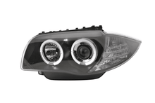 Load image into Gallery viewer, BMW 1-series E81 E82 E87 E88 Black Angel Eyes Headlight Set (2004-2011)
