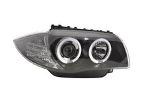 Load image into Gallery viewer, BMW 1-series E81 E82 E87 E88 Black Angel Eyes Headlight Set (2004-2011)