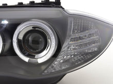 Load image into Gallery viewer, BMW 1-series E81 E82 E87 E88 Black Angel Eyes Headlight Set (2004-2011)