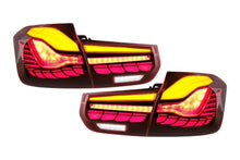 Load image into Gallery viewer, BMW 3-Series 6th Gen F30 F35 F80 GTS Style -Red or Smoked- OLED Dynamic Tail Lights (2012-2019)