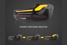 Load image into Gallery viewer, BMW 3-Series 6th Gen F30 F35 F80 GTS Style -Red or Smoked- OLED Dynamic Tail Lights (2012-2019)