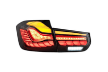 Load image into Gallery viewer, BMW 3-Series 6th Gen F30 F35 F80 GTS Style -Red or Smoked- OLED Dynamic Tail Lights (2012-2019)
