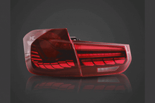 Load image into Gallery viewer, BMW 3-Series 6th Gen F30 F35 F80 GTS Style -Red or Smoked- OLED Dynamic Tail Lights (2012-2019)