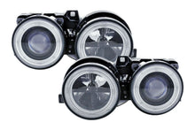 Load image into Gallery viewer, BMW 3-series E30 2/4 door. Black Angel Eyes Headlight Set (1987-1991)