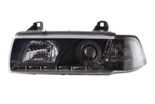 Load image into Gallery viewer, BMW 3-series E36 Coupe Black LED Headlights with Daytime Running Lights (1992-1999)