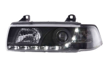 Load image into Gallery viewer, BMW 3-series E36 Coupe Black LED Headlights with Daytime Running Lights (1992-1999)