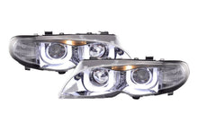 Load image into Gallery viewer, BMW 3-series E46 Sedan/Touring Chrome U Eye Headlights (2002-2005)