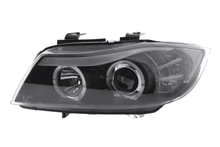 Load image into Gallery viewer, BMW 3-series E90 E91 Black Angel Eyes LED Headlight Set (2005-2012)