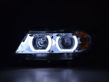 Load image into Gallery viewer, BMW 3 Series E90 /E91 Chrome LED U BAR Headlights (2005 - 2012)
