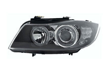 Load image into Gallery viewer, BMW 3-Series (E90 Sedan / E91 Touring) Black Angel Eyes Headlights (2005-2008)