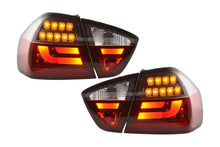 Load image into Gallery viewer, BMW 3-Series E90 Sedan Red/Black LED Taillights (2005-2008)