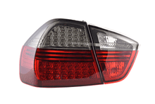 Load image into Gallery viewer, BMW 3-series E90 Sedan Red/Smoke Euro LED Taillights Set (2005-2008)