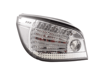 Load image into Gallery viewer, BMW 5-series E60 Sedan Chrome Clear LED Taillights Set (2004-2007)