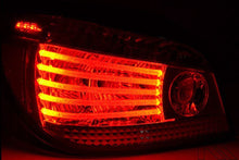 Load image into Gallery viewer, BMW 5-series E60 Sedan Chrome Clear LED Taillights Set (2004-2007)