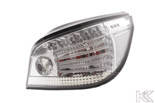 Load image into Gallery viewer, BMW 5-series E60 Sedan Chrome Clear LED Taillights Set (2004-2007)