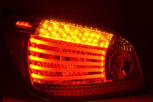 Load image into Gallery viewer, BMW 5-series E60 Sedan Chrome Clear LED Taillights Set (2004-2007)