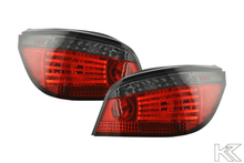 Load image into Gallery viewer, BMW 5-series E60 Sedan Red Smoked LED Taillights Set (2008-2009)