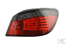 Load image into Gallery viewer, BMW 5-series E60 Sedan Red Smoked LED Taillights Set (2008-2009)