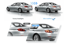 Load image into Gallery viewer, BMW 5-Series F10 F18 M5 6th Gen GTS Style -Red or Smoked- OLED Dynamic LED Tail Lights (2011-2017)