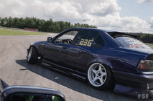 Load image into Gallery viewer, BMW E36 M3 Series 3 Black Side Skirt Extensions (1992 - 1999)