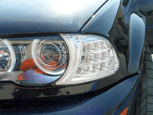 Load image into Gallery viewer, BMW E46 2D/Cabrio Crystal Clear Screw On LED Corner Lights (2002-2003)