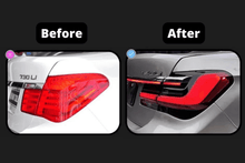 Load image into Gallery viewer, BMW F02 7 Series Red LED Luxury Beam Style Tail Lights (2008 - 2015)