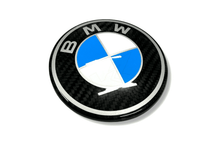 Load image into Gallery viewer, BMW Roundel Emblem Covers - OEM Style Carbon Fiber Emblem