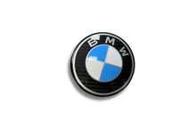 Load image into Gallery viewer, BMW Roundel Emblem Covers - OEM Style Carbon Fiber Emblem