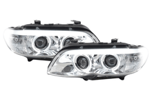 Load image into Gallery viewer, BMW X5 E53 Chrome Angel Eye LED Head Lights (2003-2006)