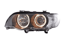 Load image into Gallery viewer, BMW X5 (Type E53) Black OE+ Angel Eyes Headlights - (2000-2003)