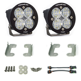 Baja Designs 07-09 Wrangler JK w/OE Bumper Squadron R Pro Fog Pocket Kit - Clear