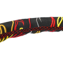 Load image into Gallery viewer, NRG Reinforced Steering Wheel R Litteral Sig 3in Deep/5mm Chrm Spk - Blk Alc w/ Red Stitch