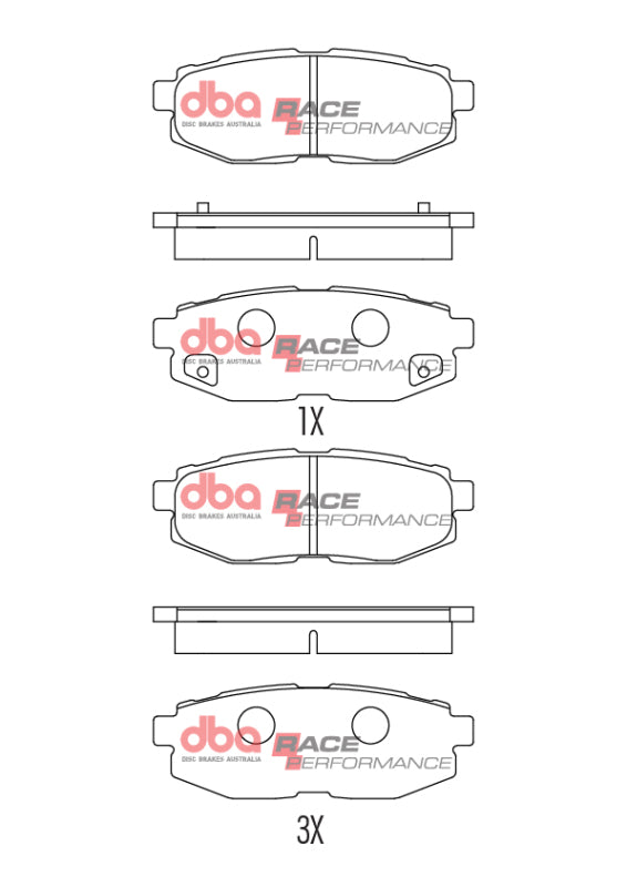 DBA 06-24 Subaru Tribeca B9 Rear RP Performance Brake Pads
