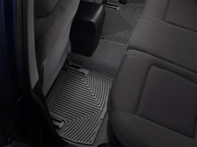 Load image into Gallery viewer, WeatherTech 04-10 BMW 5-Series Rear Rubber Mats - Black