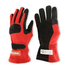 Load image into Gallery viewer, RaceQuip Red 2-Layer SFI-5 Glove - Small