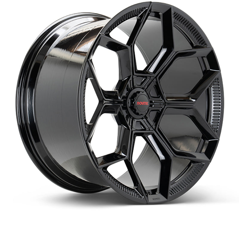 Vossen x Novitec NL5-5L 20x9 ET:36 Gloss Black Lamborghini Huracan Front Wheel