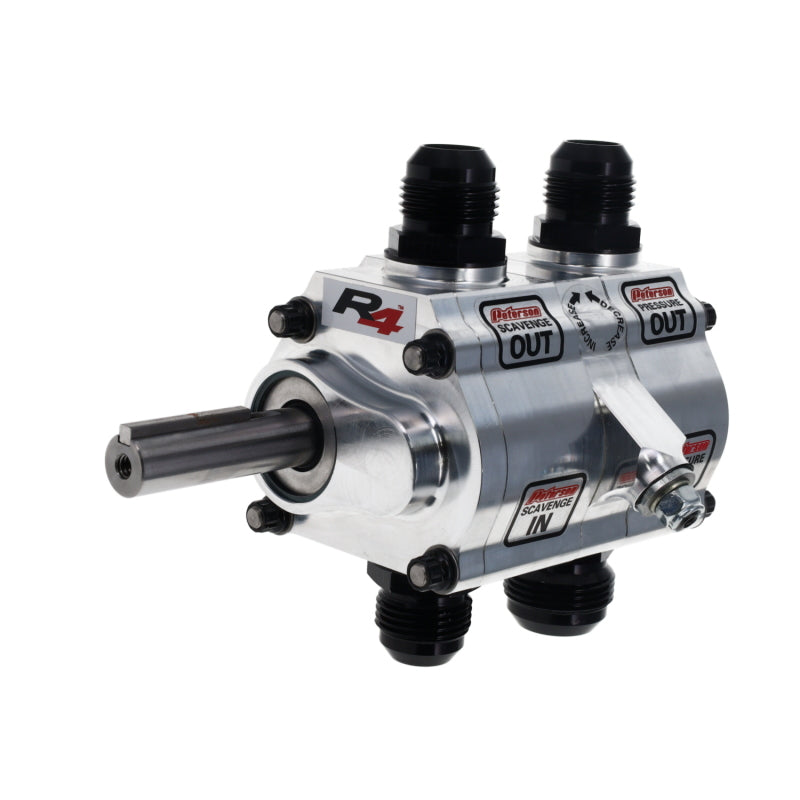 Peterson Fluid Systems R4 2-Stage Oil Pump - Left Side Mount - Rear Drive