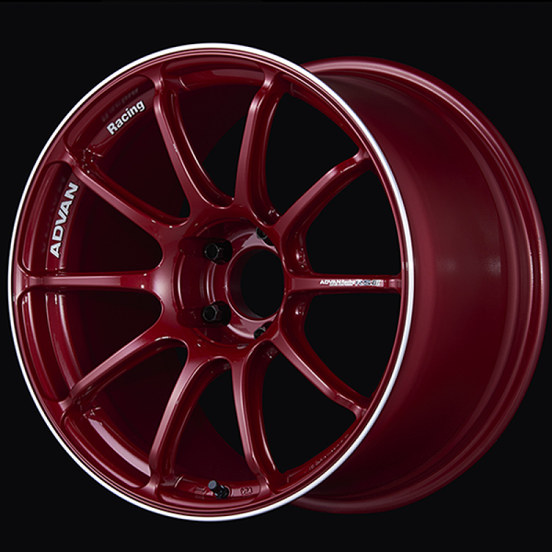 Advan RSIII 18x9.0 / +25 Offset / 5-114.3 / 73mm Bore / Racing Candy Red & Ring
