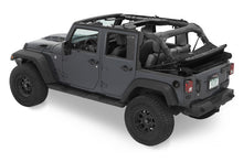 Load image into Gallery viewer, Bestop 07-18 Jeep Wrangler JK 4-Door Jeep Trektop Glide (Black Diamond)