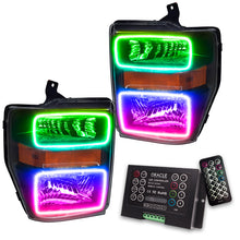 Load image into Gallery viewer, Oracle 08-10 Ford F250/350 LED HL - Black - ColorSHIFT w/ 2.0 Controller SEE WARRANTY