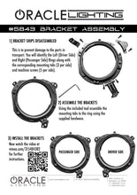 Load image into Gallery viewer, Oracle Jeep Wrangler JL/ Gladiator JT Adjustable 7in. Headlight Brackets (Pair) NO RETURNS
