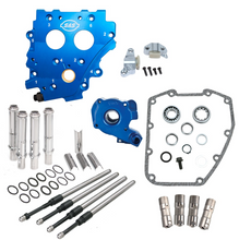 Load image into Gallery viewer, S&amp;S Cycle 99-06 BT Chain Drive Cam Chest Kit w/o Cam - Chrome Pushrod Tubes &amp; Chain Tensioner