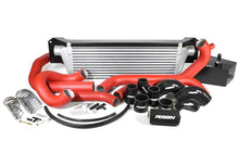 Load image into Gallery viewer, Perrin Performance 2015-2017 Subaru STI FMIC Red Boost Tubes w/ Black Silicone Couplers