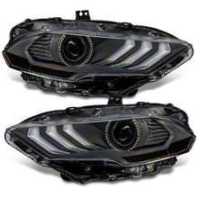 Load image into Gallery viewer, Oracle Lighting 18-23 Ford Mustang Dynamic ColorSHIFT LED Headlights - Black Series NO RETURNS
